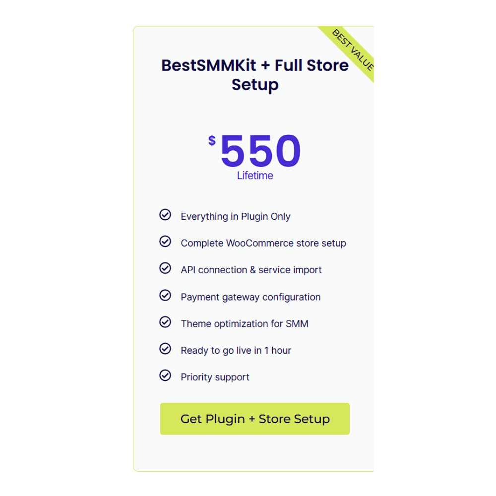 BestSMMKit + Full Store Setup | Complete WordPress SMM Business Solution